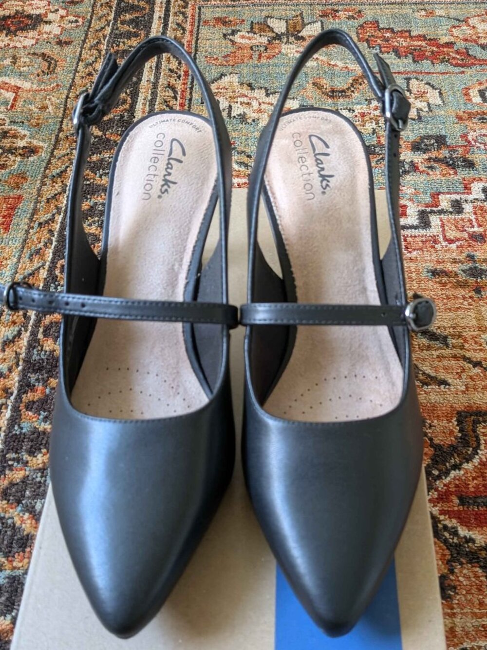 Kataleyna Ruby Womens Shoes Black Leather